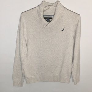 Nautica Shawl Collar Sweater Sz Boys Large (14/16)